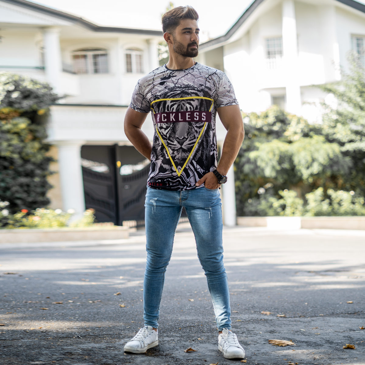 تیشرت Rckless مردانه مدل Tiger